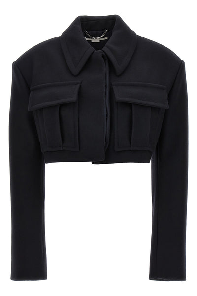 balaton bacci cropped wool jacket