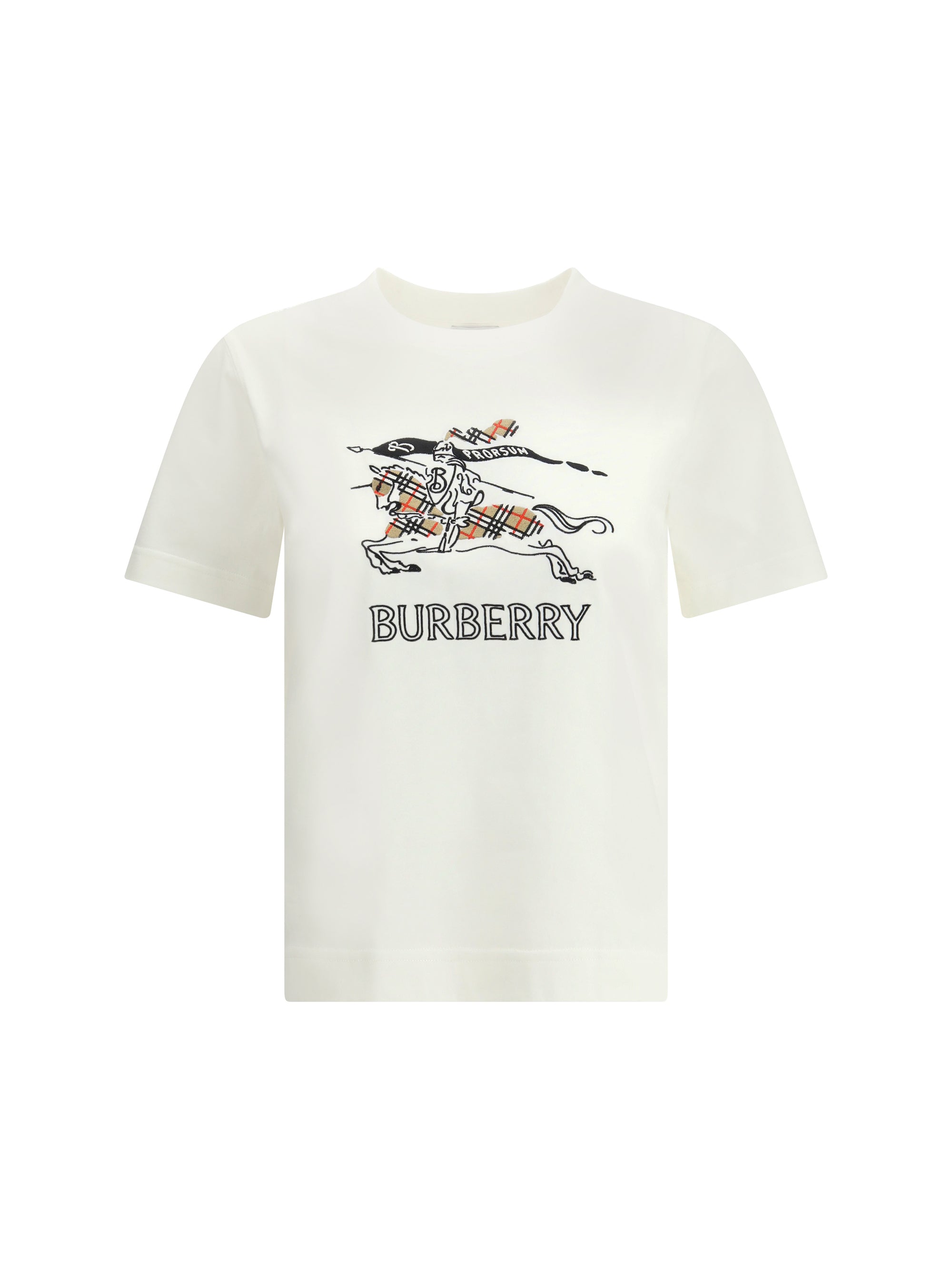 BURBERRY M cotton t-shirt with drawn ekd
