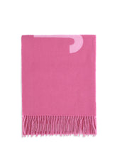 JACQUEMUS OS fringes wool scarf