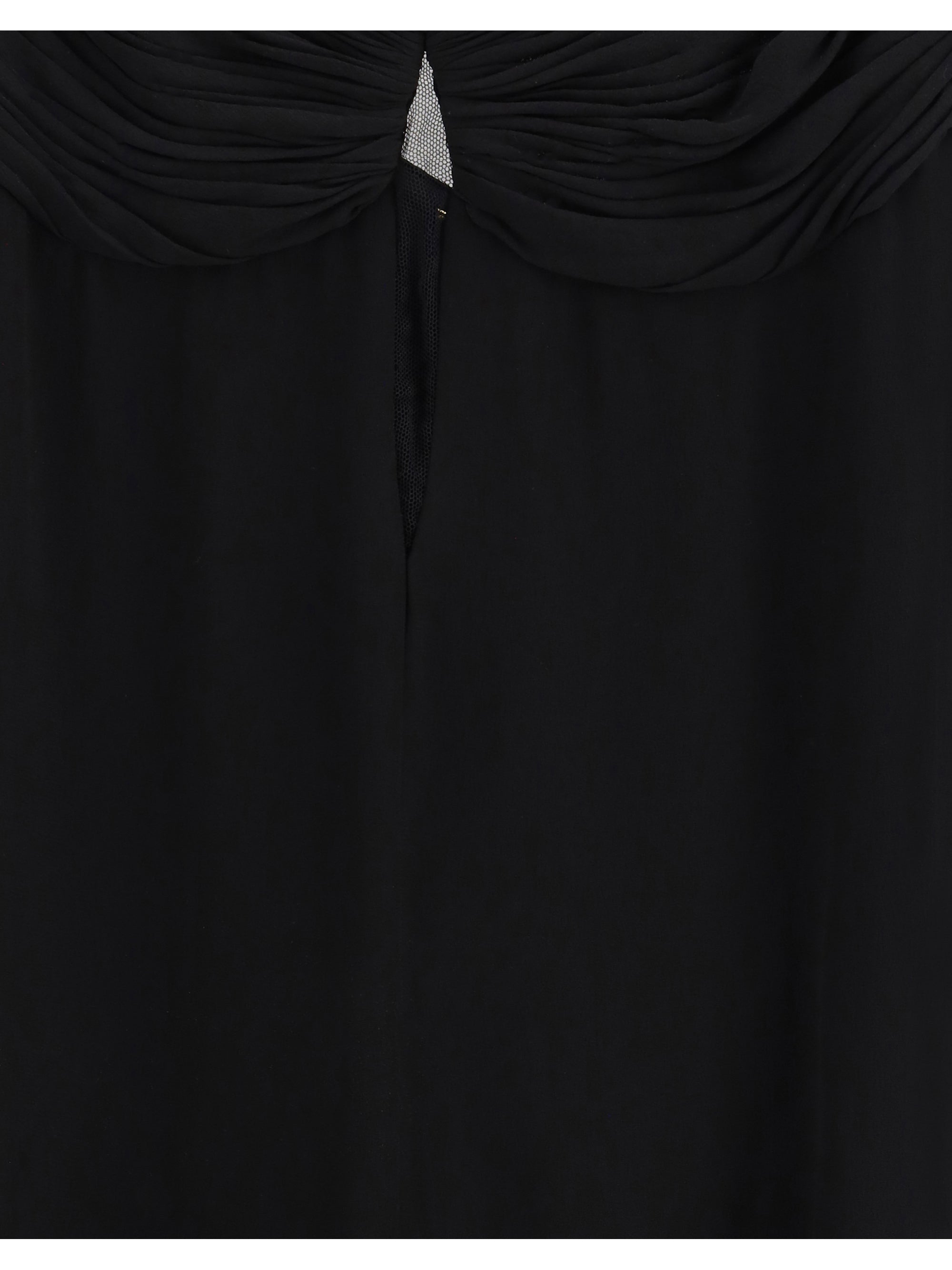 SAINT LAURENT 38 long short-sleeved dress