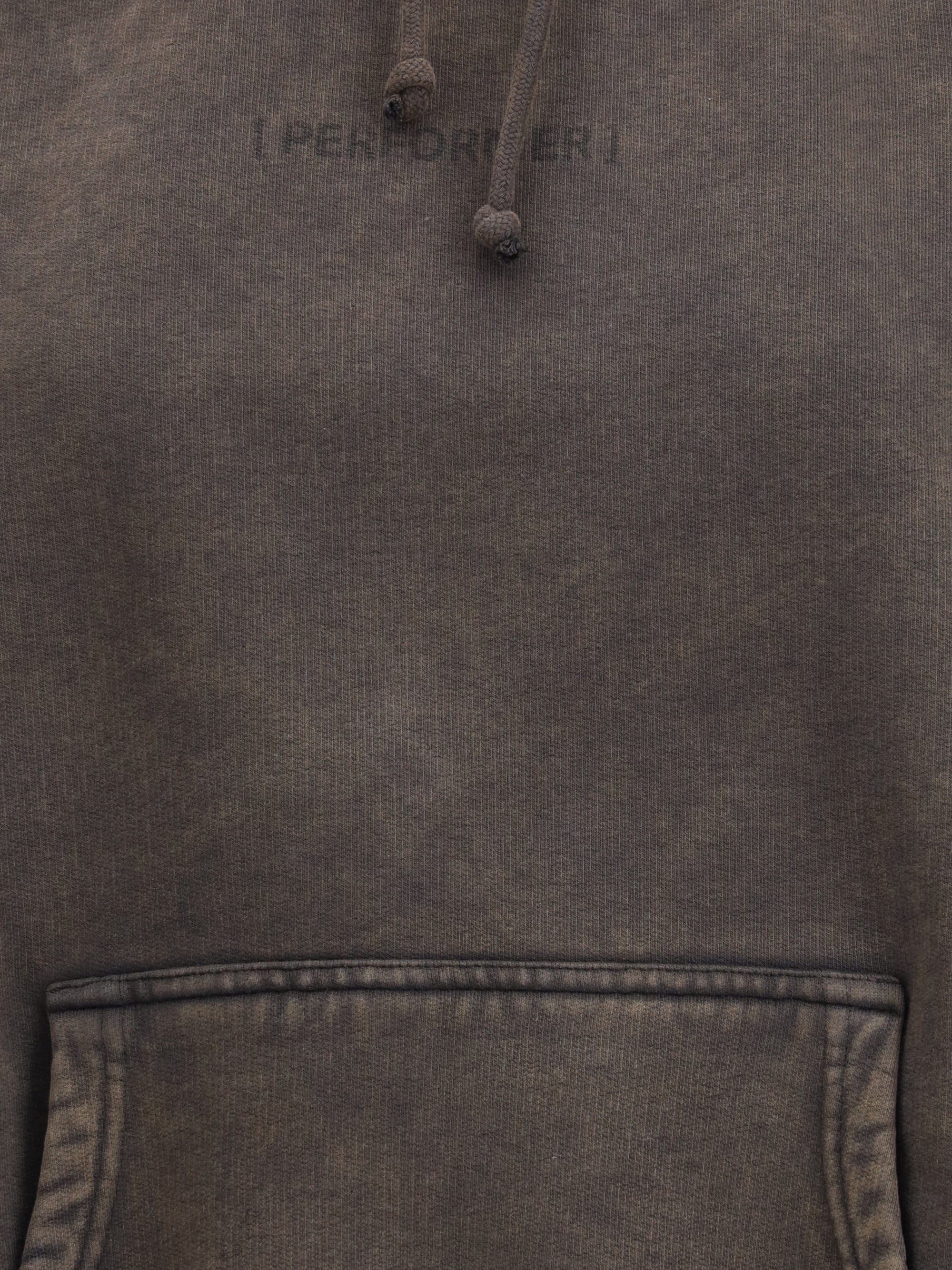 ALAIA M gathered neckline hoodie