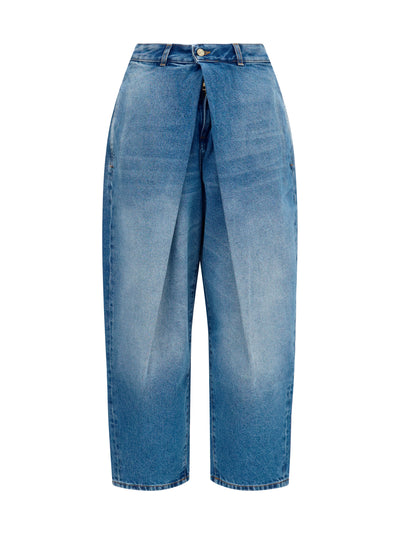 barrel denim jeans