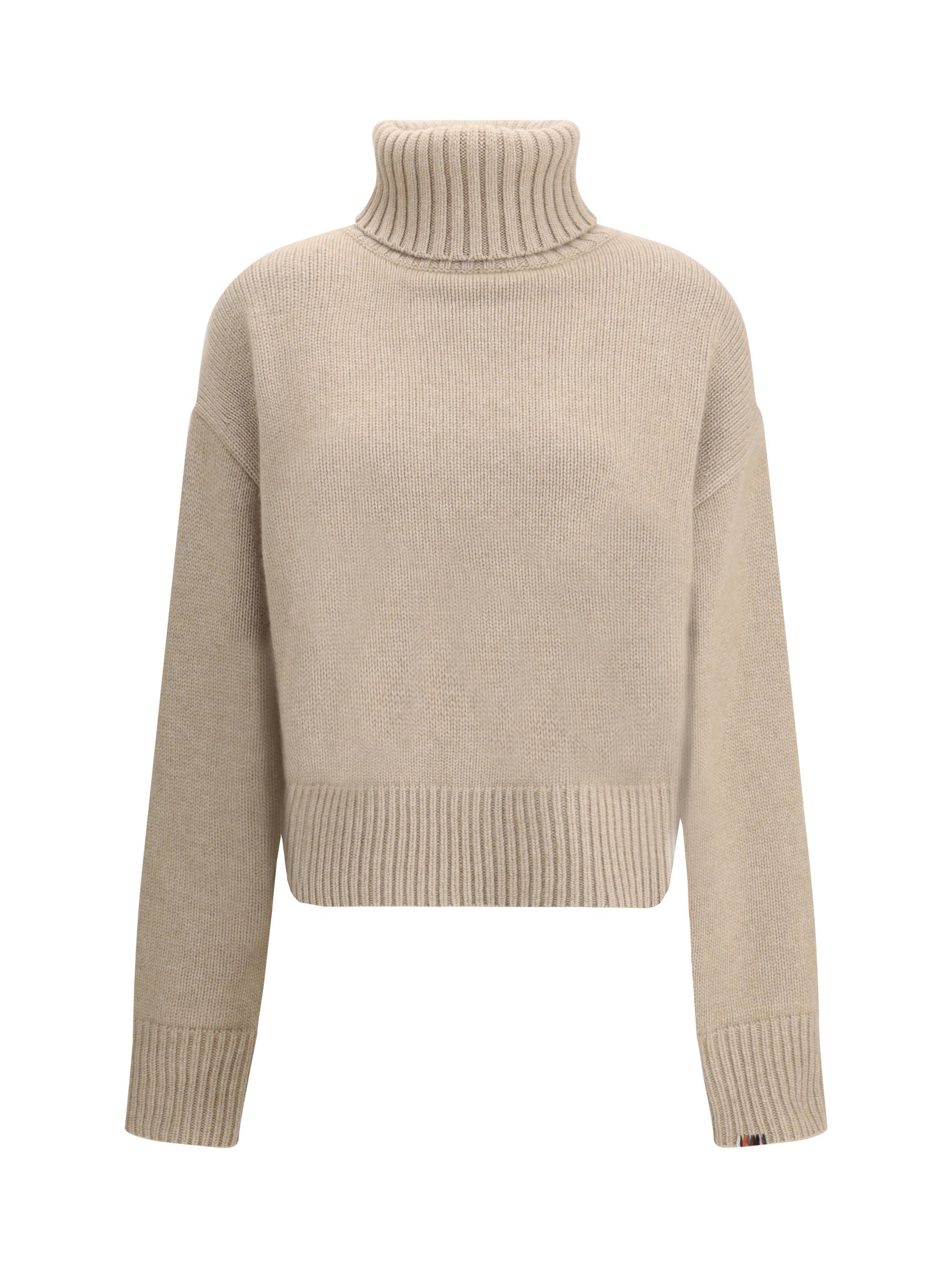 EXTREME CASHMERE OS n°434 crop xtra turtleneck sweater in cashmere