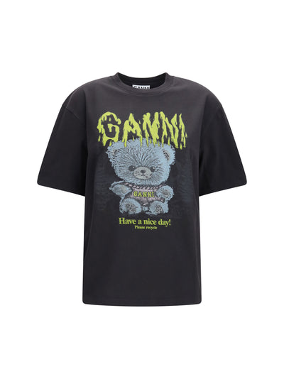 forest teddy graphic t-shirt