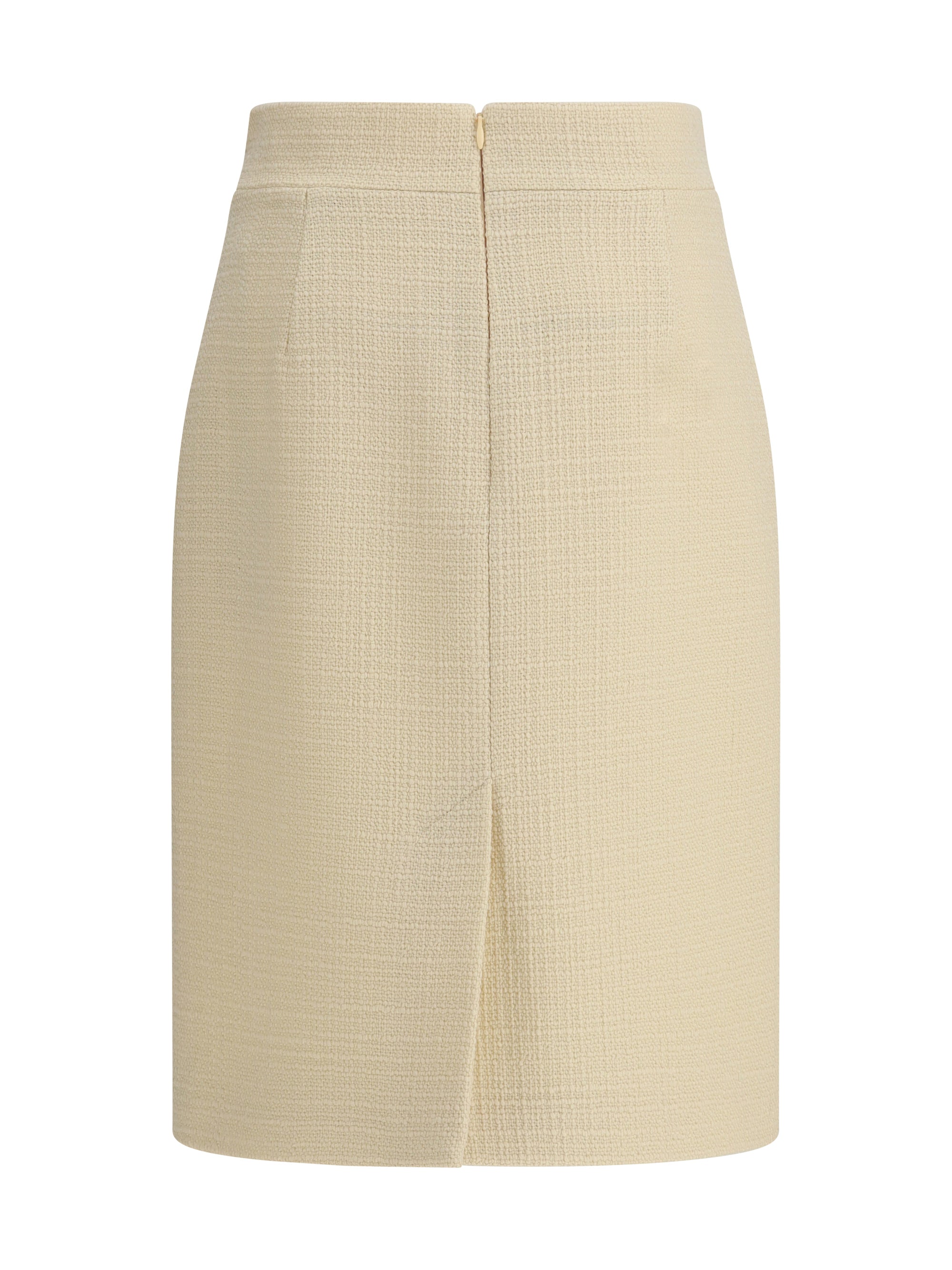 VALENTINO 42 wool tweed skirt