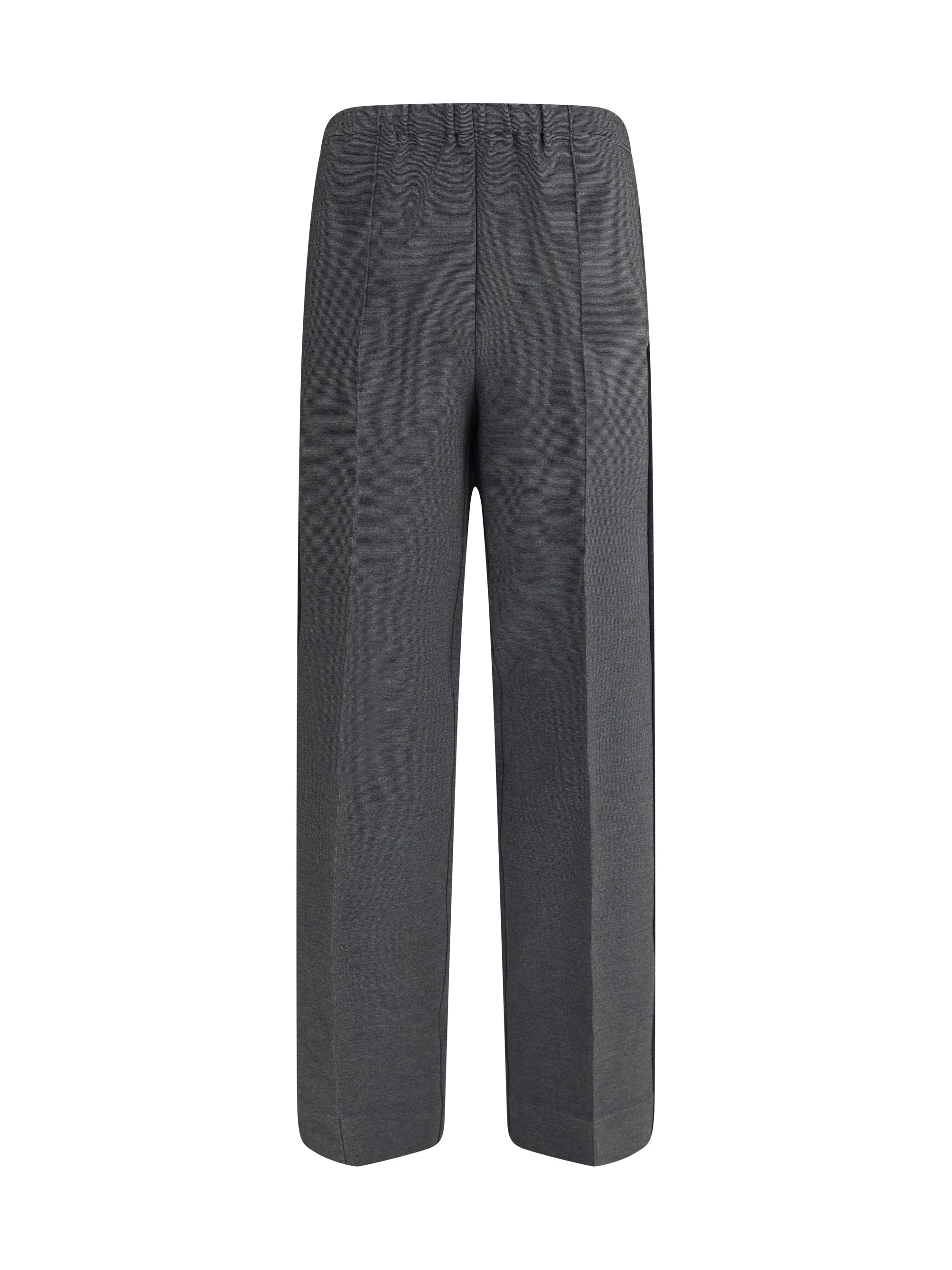 MIU MIU 38 knit trousers with side stripe detail