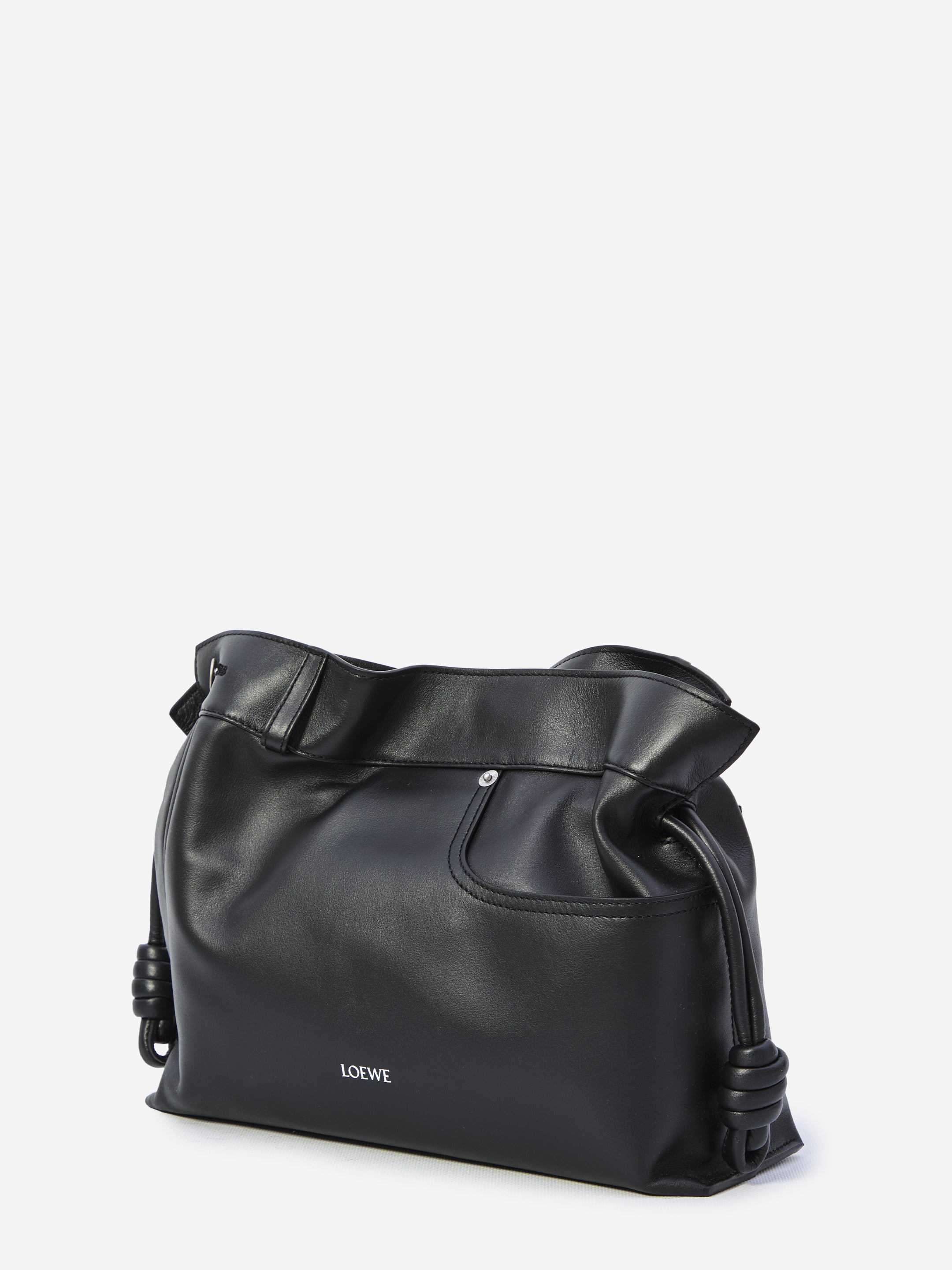 LOEWE OS pants flamenco clutch bag