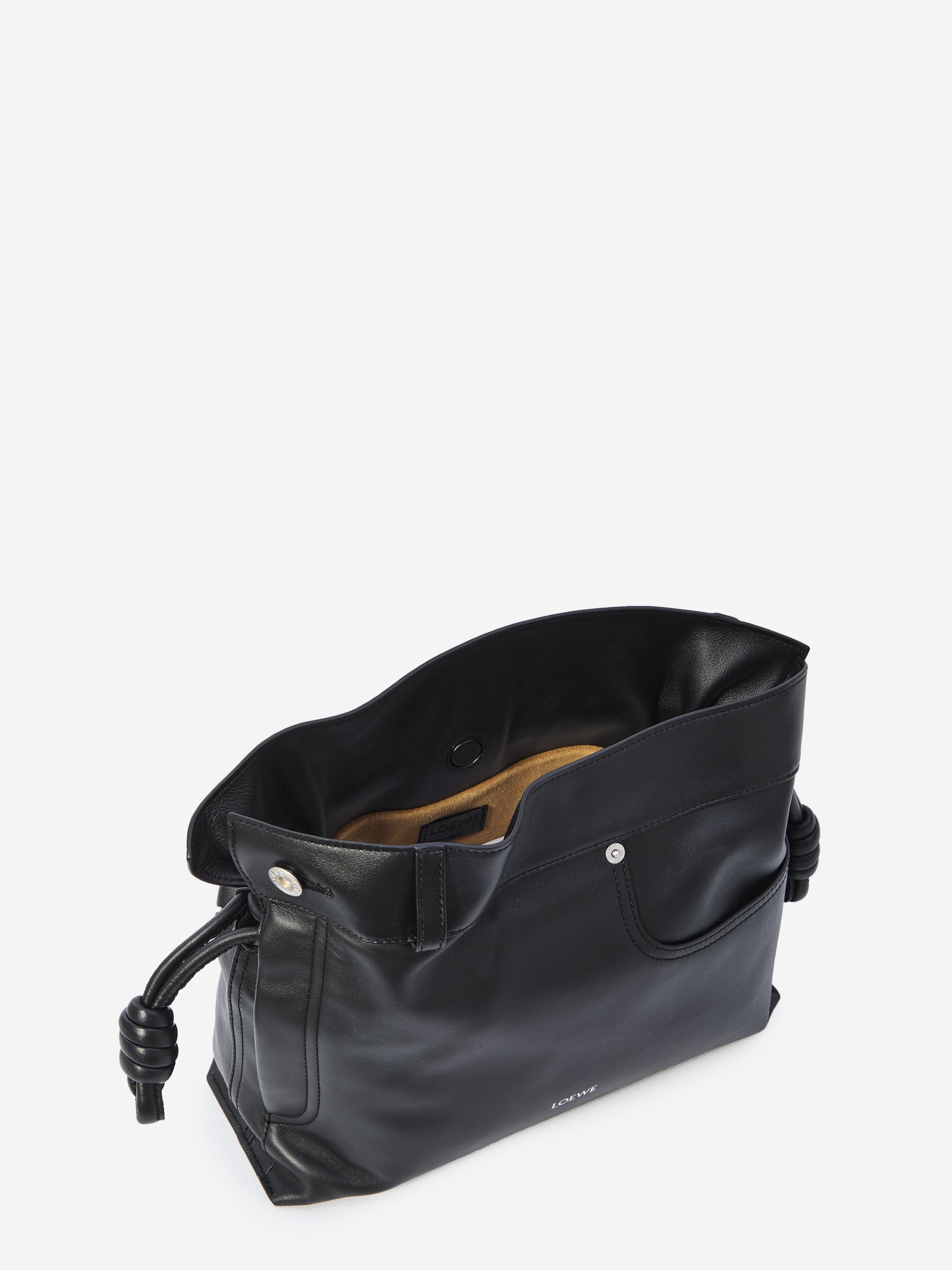 LOEWE OS pants flamenco clutch bag