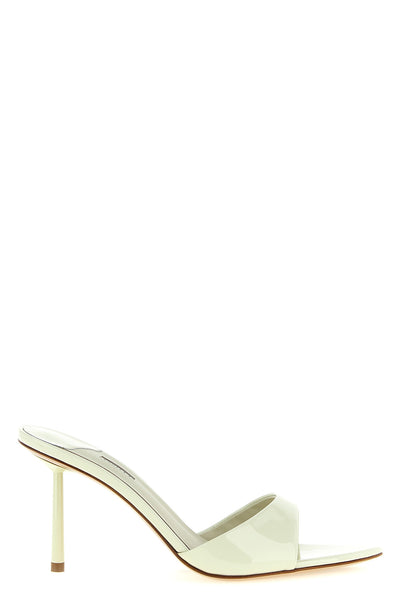 bella sandals in patent calf leather