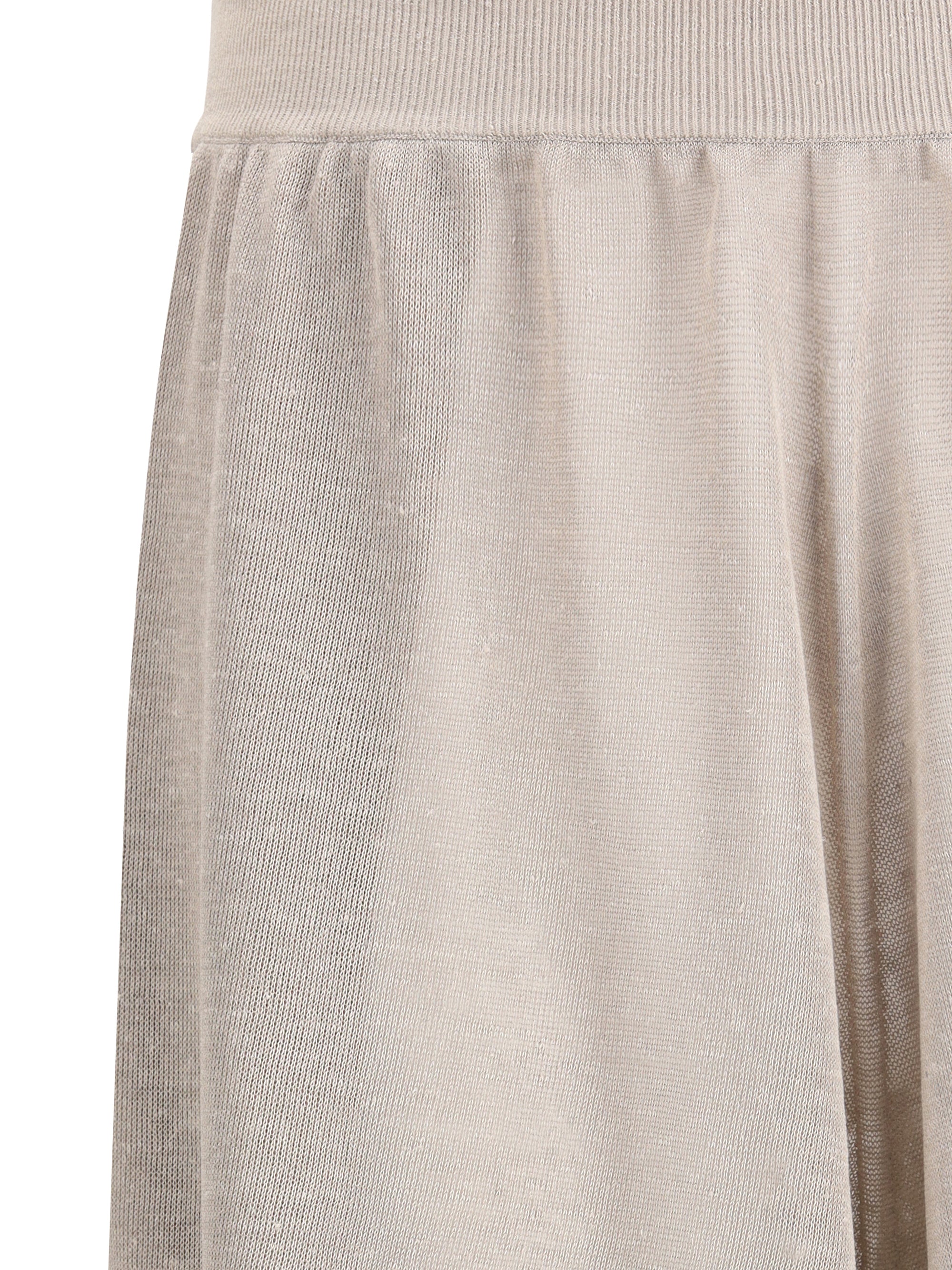 ALAIA 38 silk and linen pants