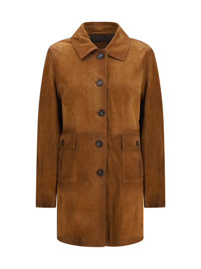 suede long jacket