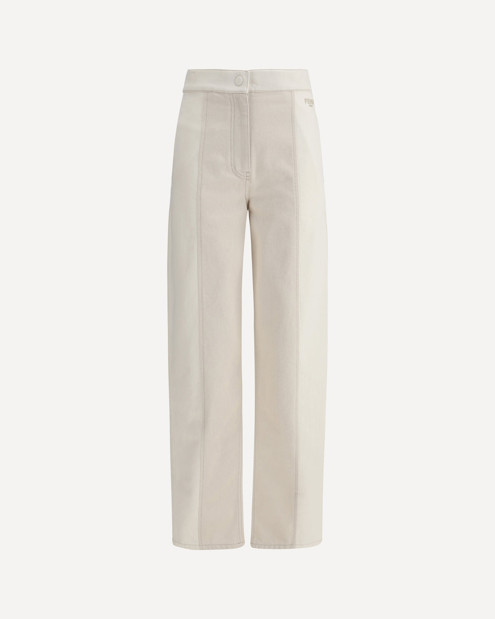 Fendi Cotton Pants Cream