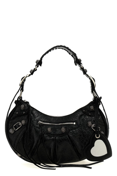 arena le cagole s shoulder bag in lambskin leather