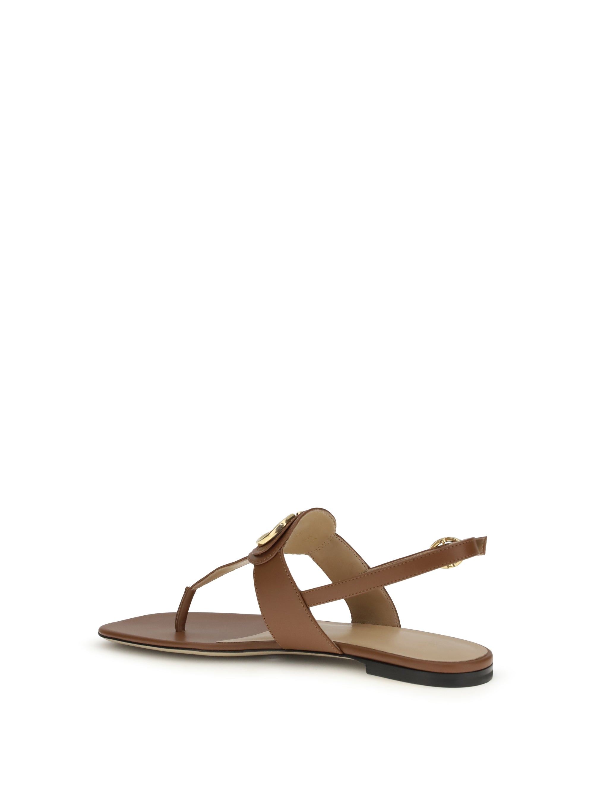 VALENTINO GARAVANI 36 leather thong sandals