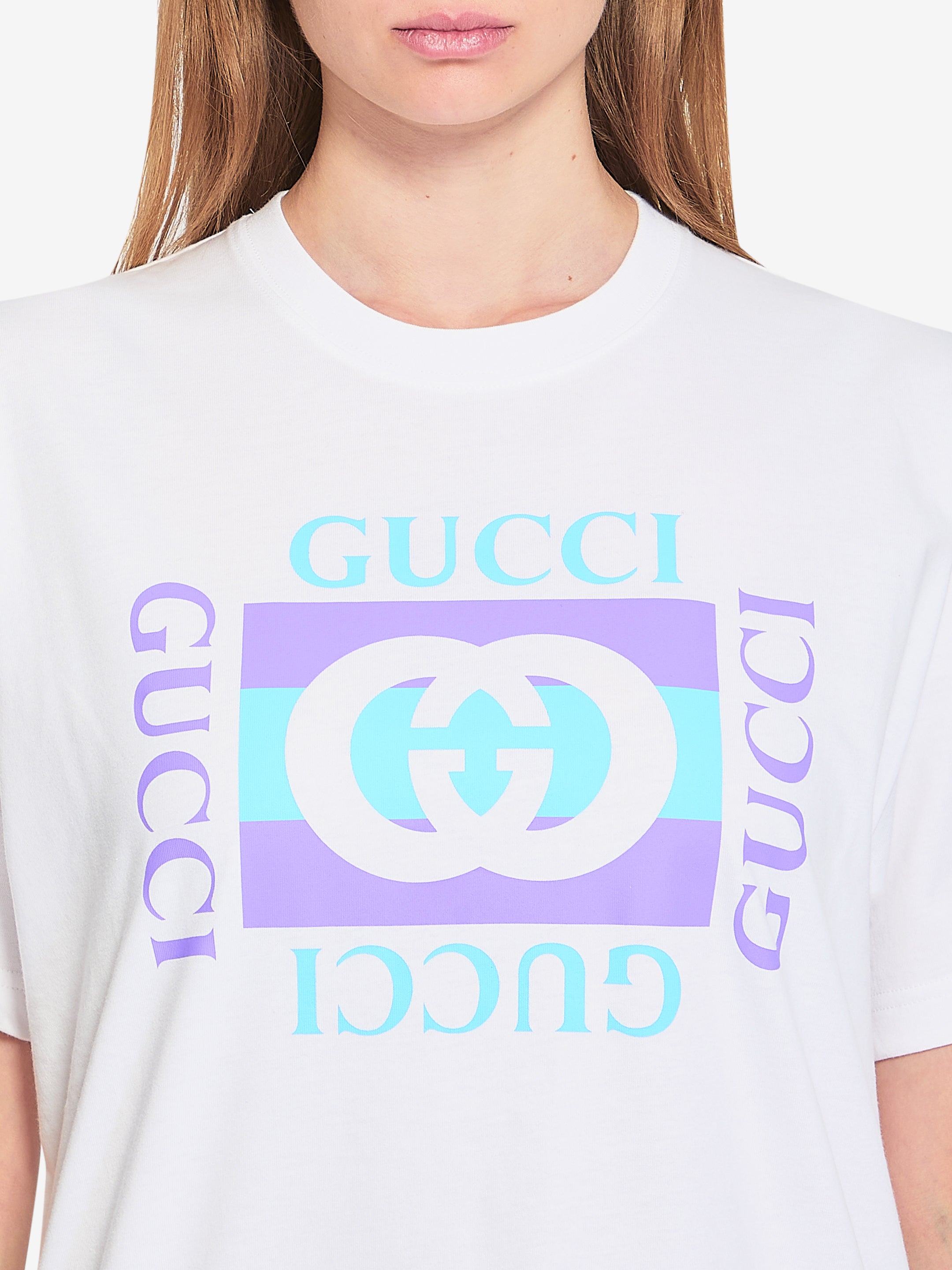 GUCCI XS logo printed t-shirt