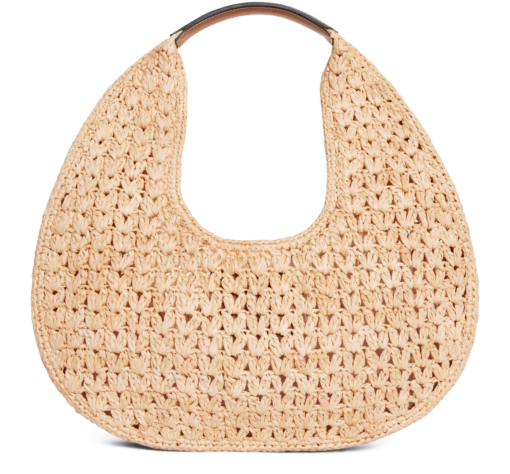 Classic Panier Hobo Raffia Shoulder Bag