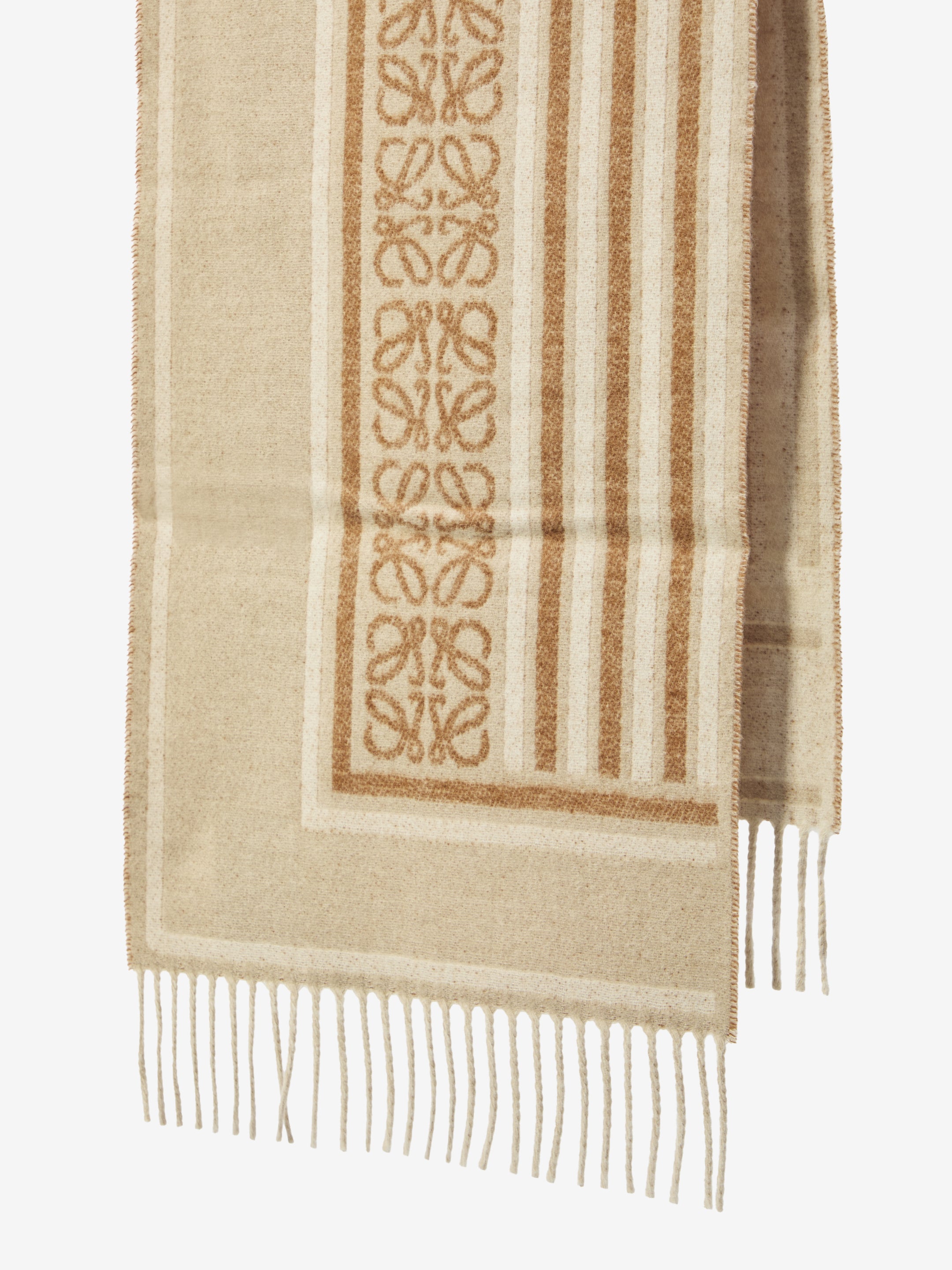 LOEWE OS anagram scarf in wool and cashmere
