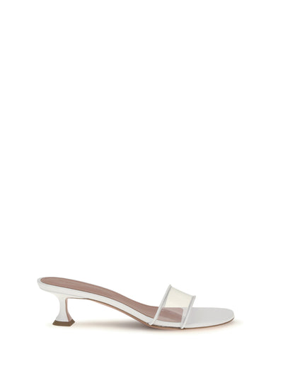 andreea glass mule sandals