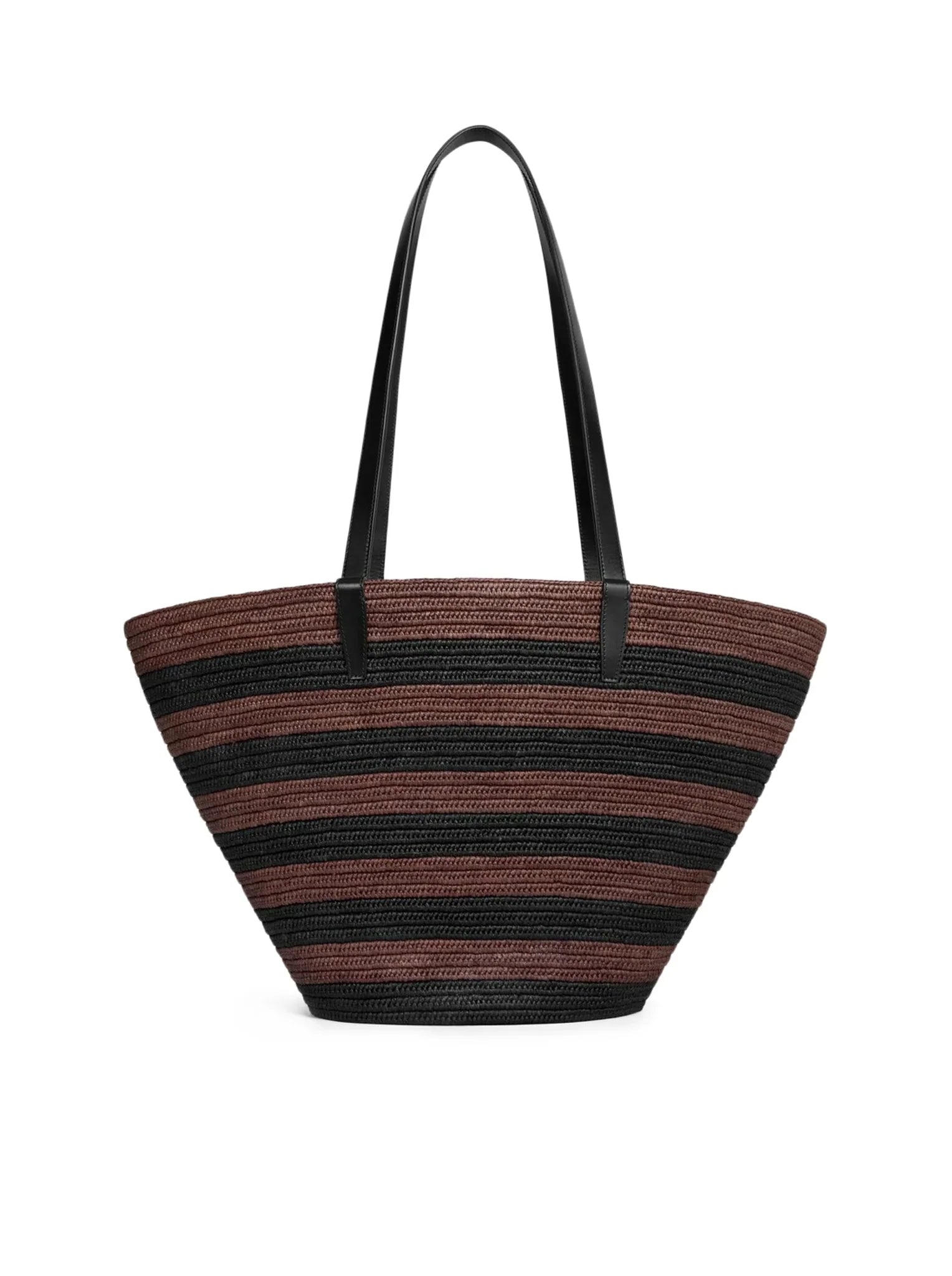 Couffin Classic Striped Panier Raffia Tote