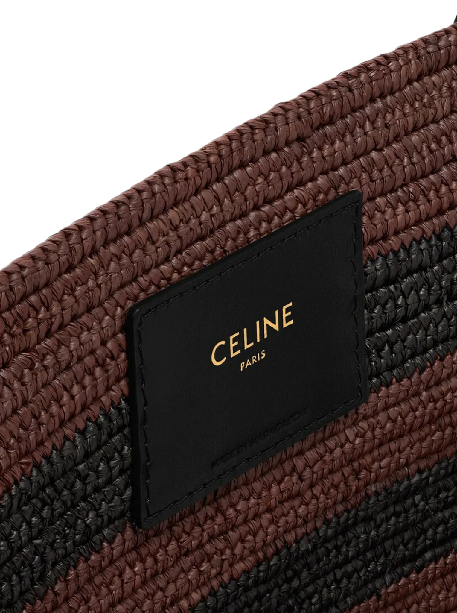 Couffin Classic Striped Panier Raffia Tote