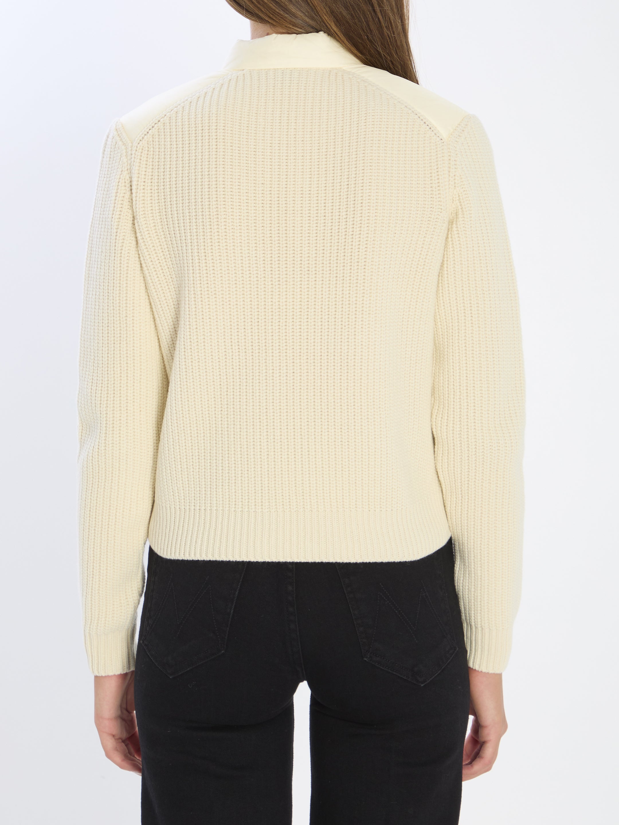 MONCLER M short padded cardigan