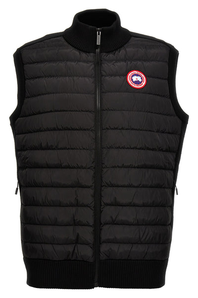 hybridge® quilted kniknit mid-weight merino wool vest