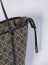 TORY BURCH OS t monogram zip tote bag