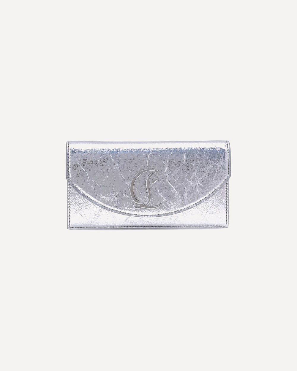 Christian Louboutin Loubi54 Mirrored Clutch Bag