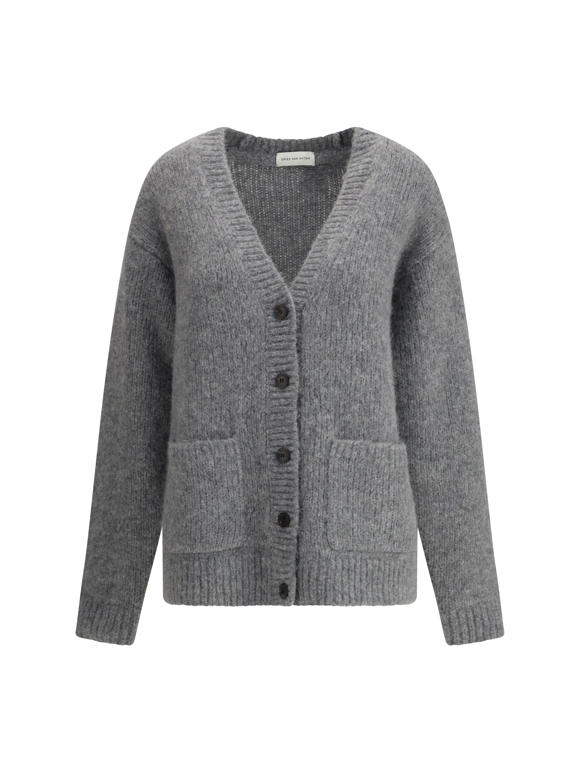 DRIES VAN NOTEN S v-neck alpaca and wool-blend cardigan