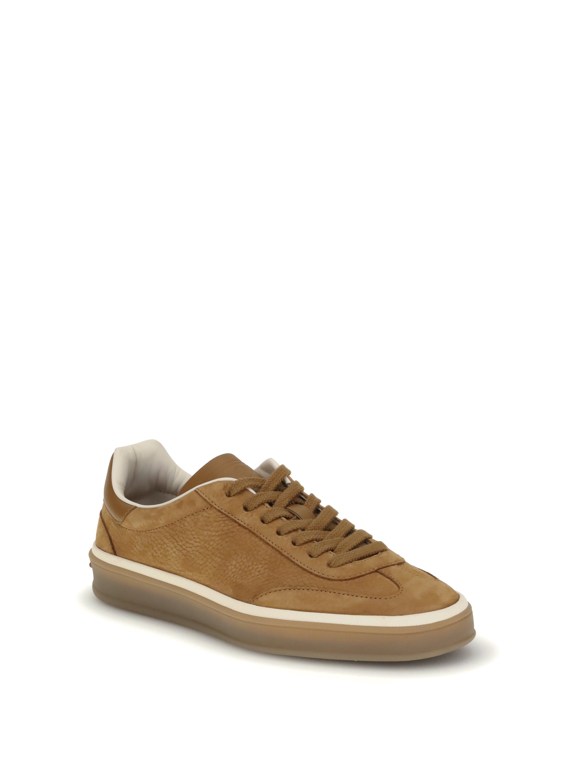LORO PIANA 40 leather sneaker