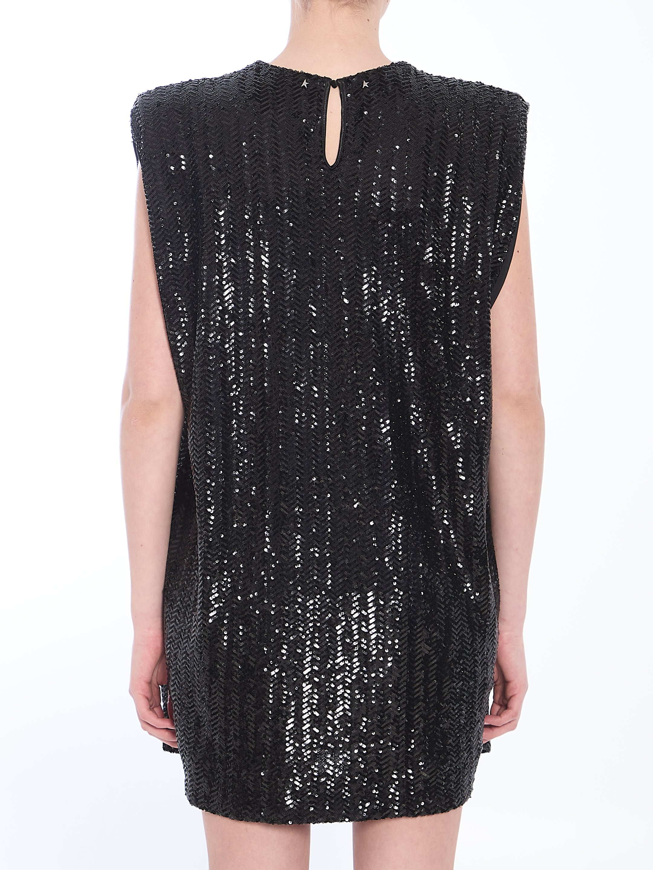 GOLDEN GOOSE 40 sequined mini dress