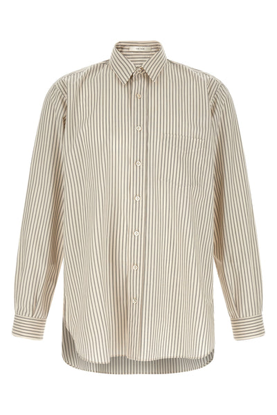 kardiff striped cotton poplin shirt