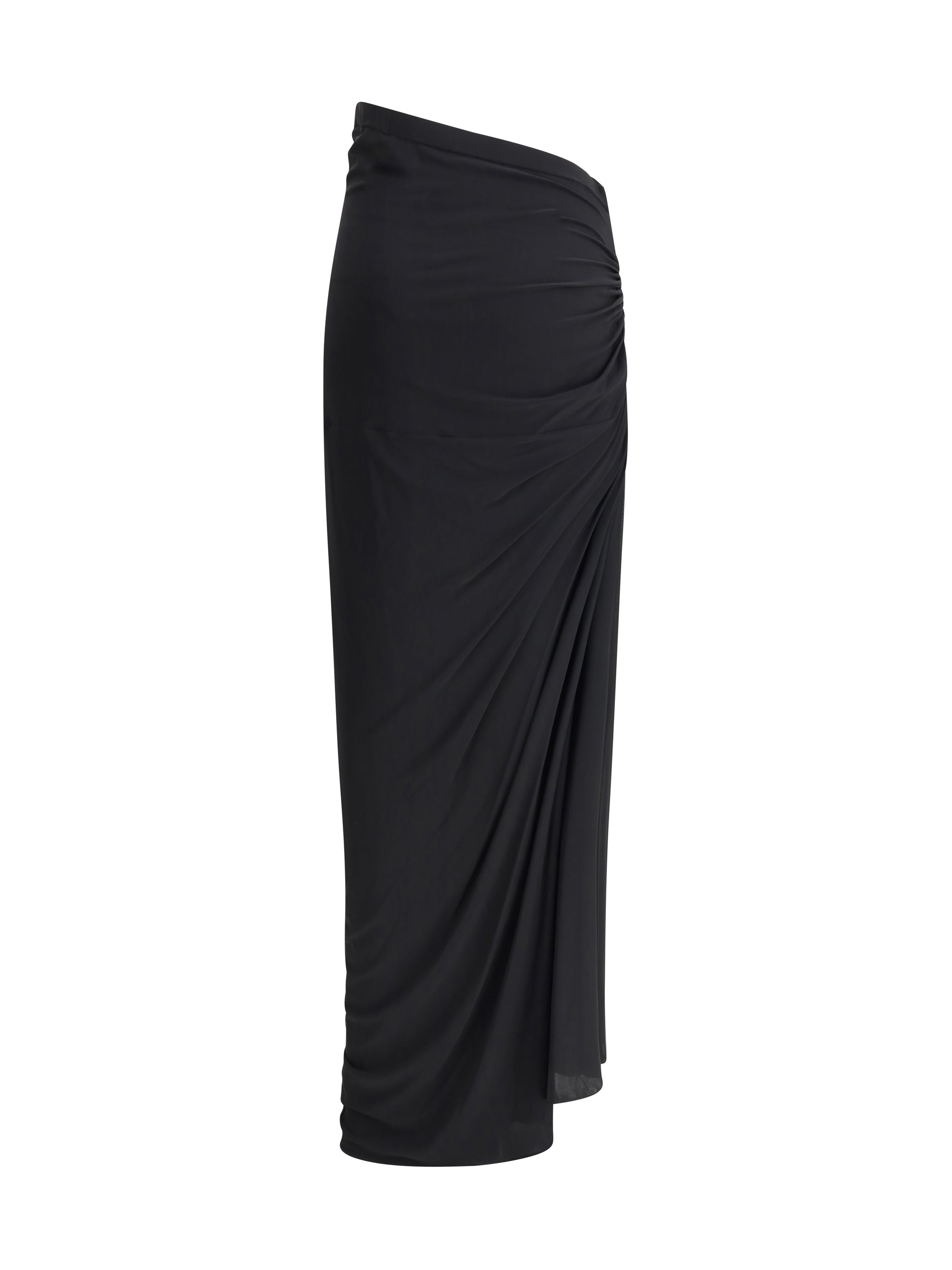 ALAIA 36 gathered long skirt