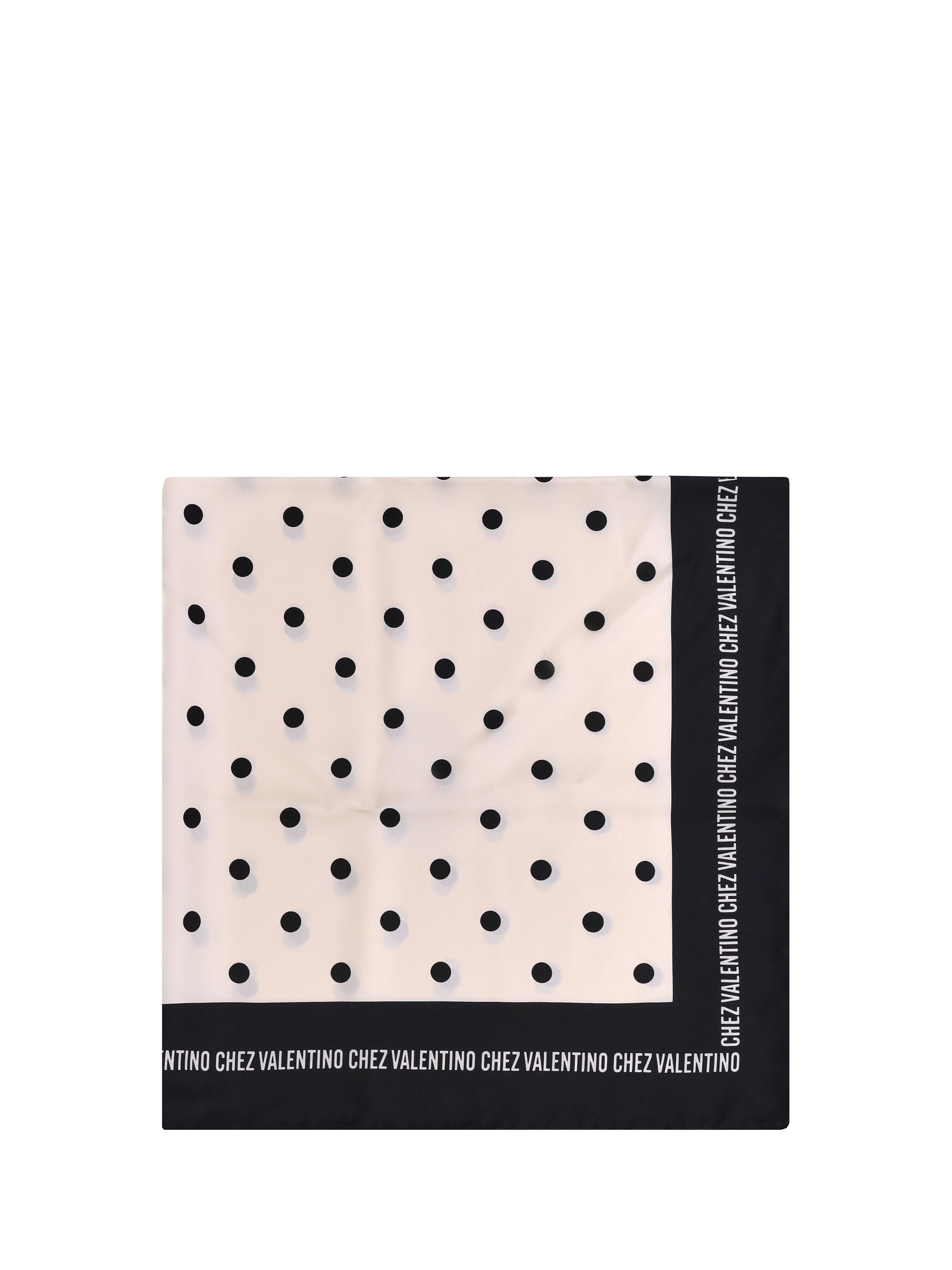 VALENTINO GARAVANI OS polka dot silk scarf