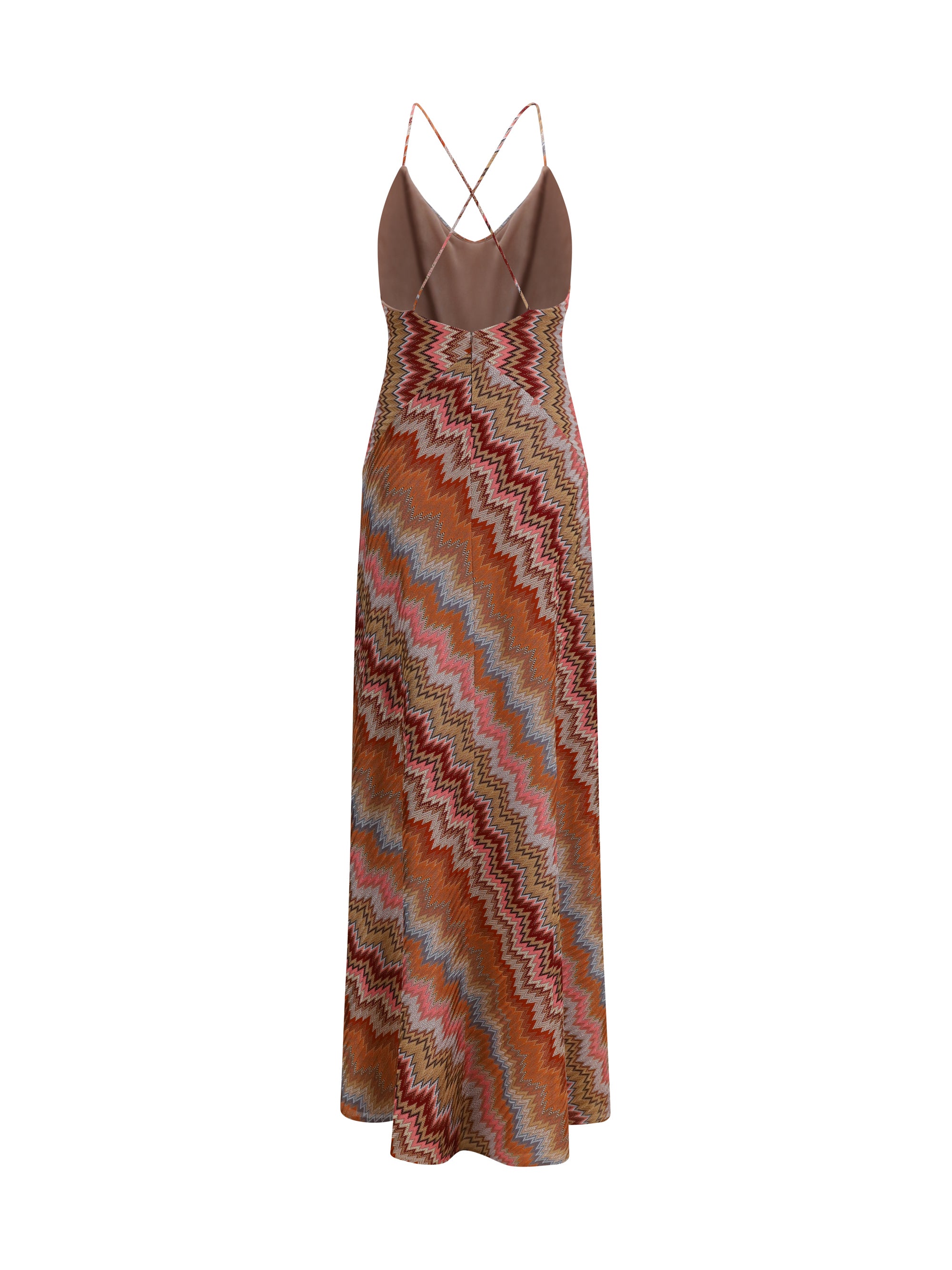MISSONI 40 long dress with crossover straps