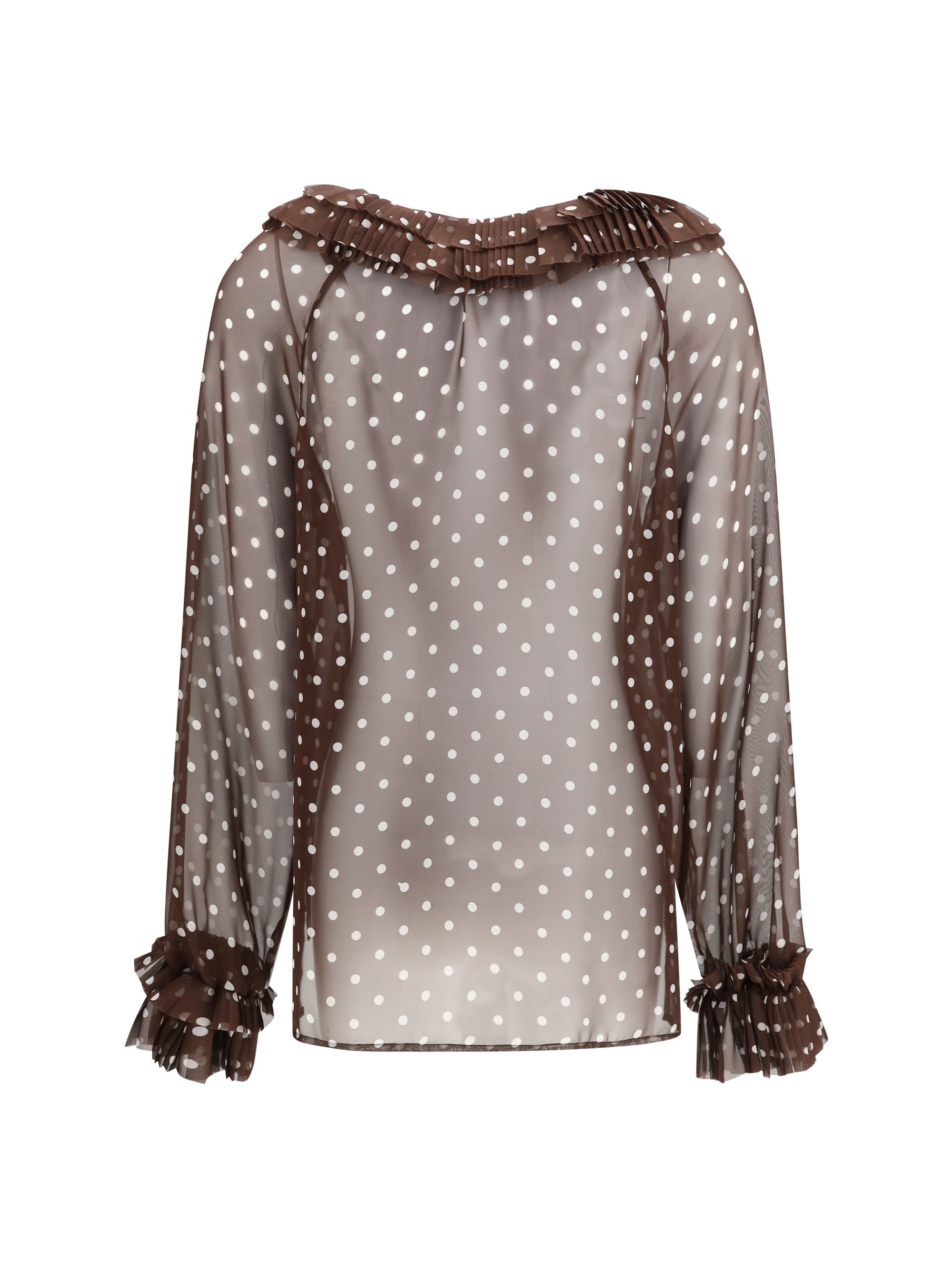 P.A.R.O.S.H. M polka-dot patterned shirt