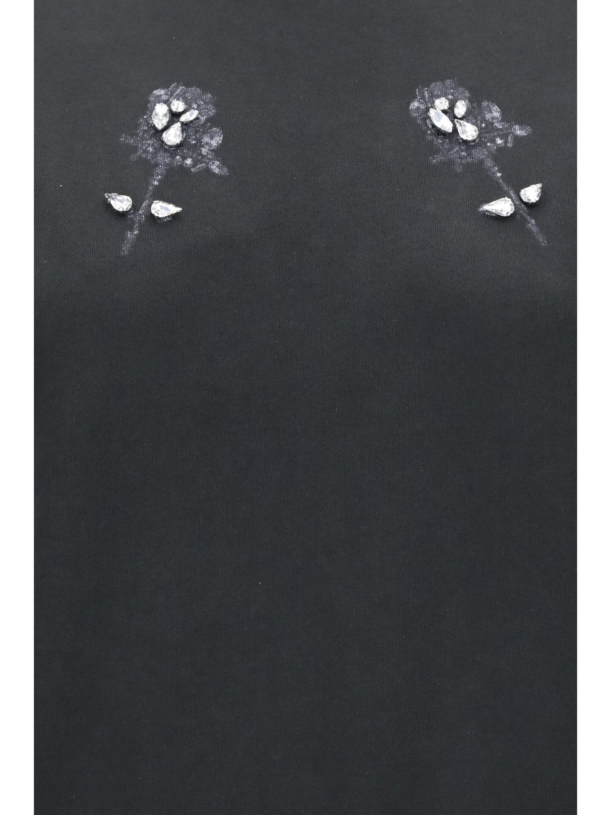 PINKO XS rhinestone sweatshirt