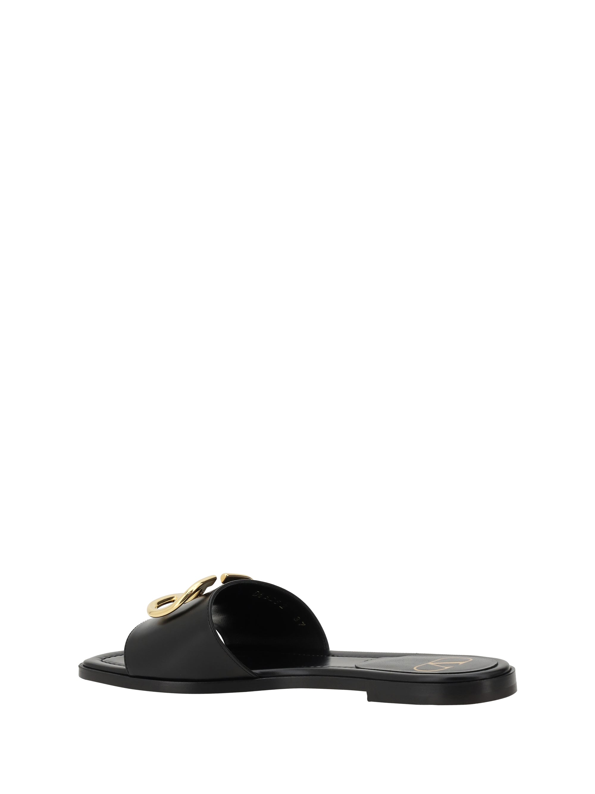 logoed sandals
