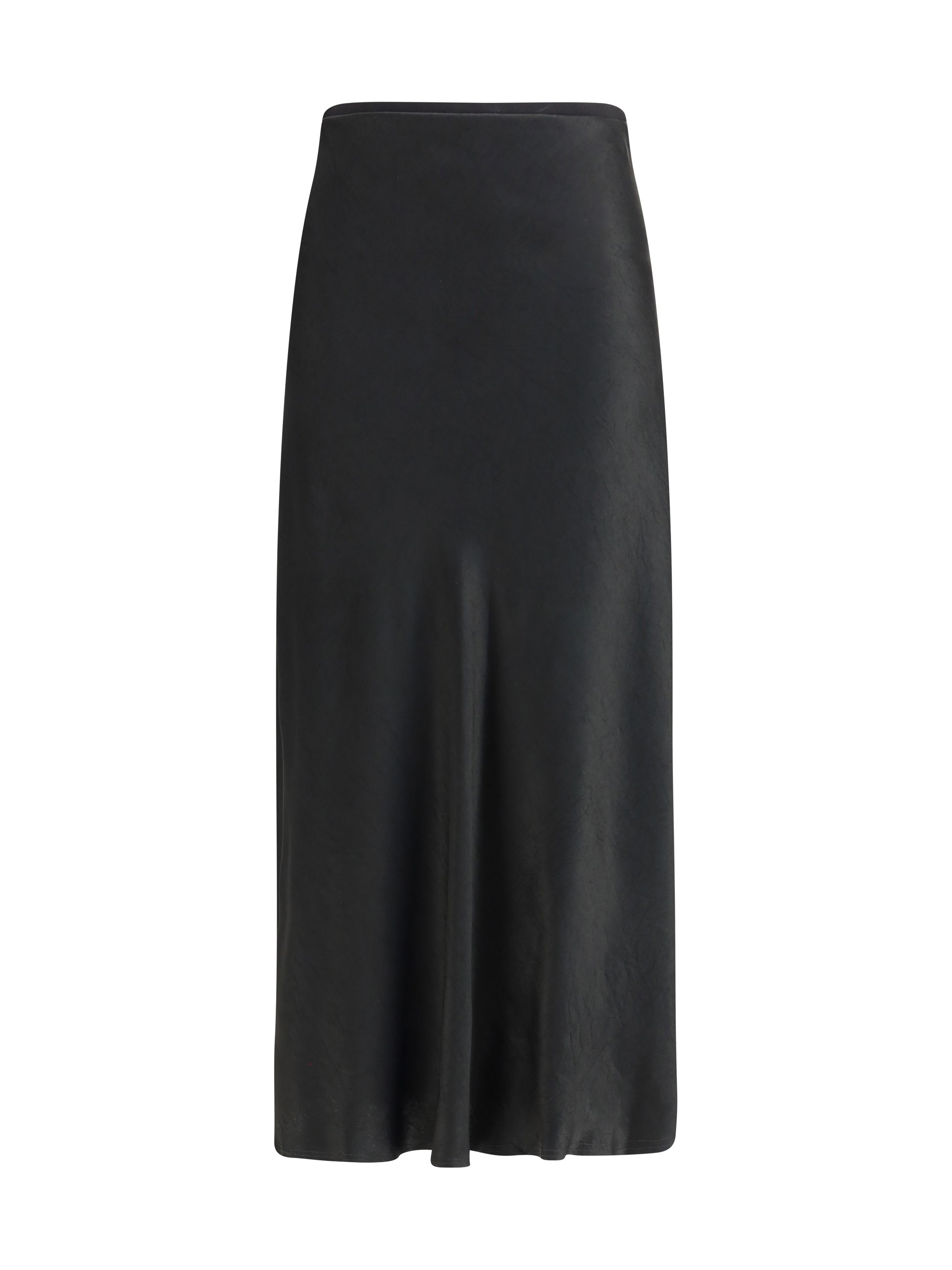 MARGIELA 42 satin midi skirt