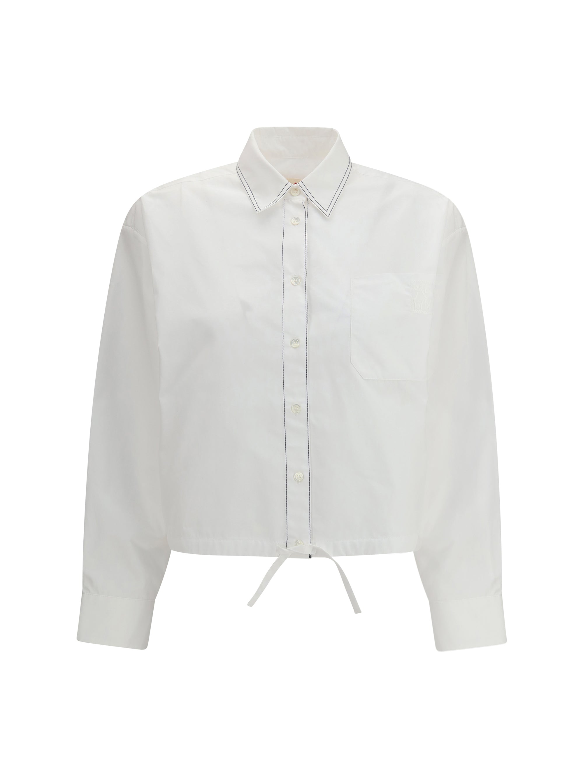 MARNI 42 cropped long-sleeve shirt