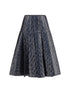 MONCLER 38 padded midi skirt