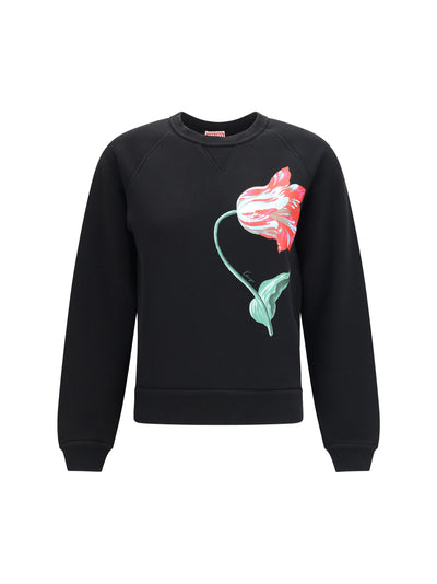 kenzo tulip cotton sweatshirt