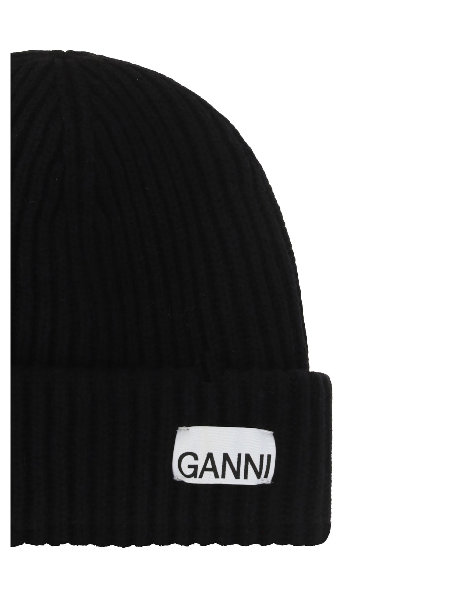 GANNI OS beanie hat