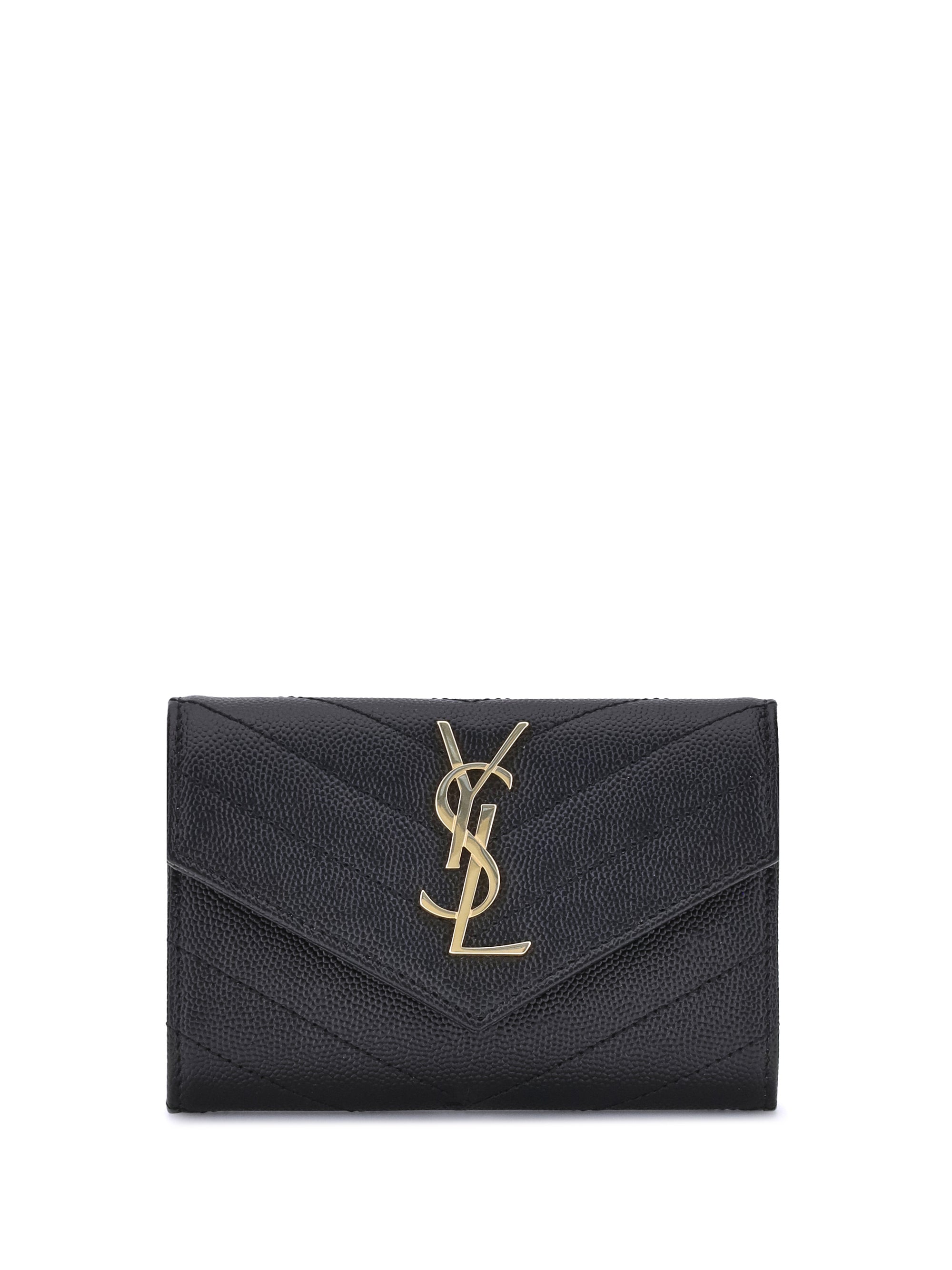 SAINT LAURENT OS leather wallet