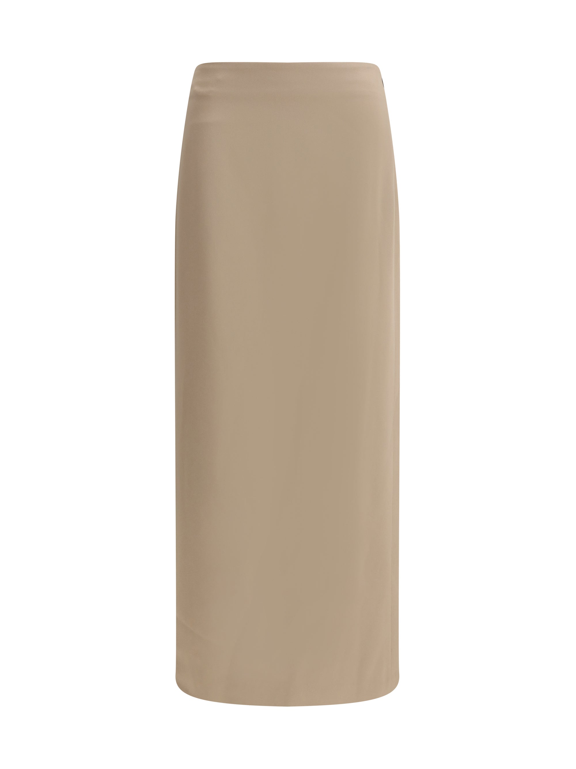 BRUNELLO CUCINELLI 44 satin midi skirt