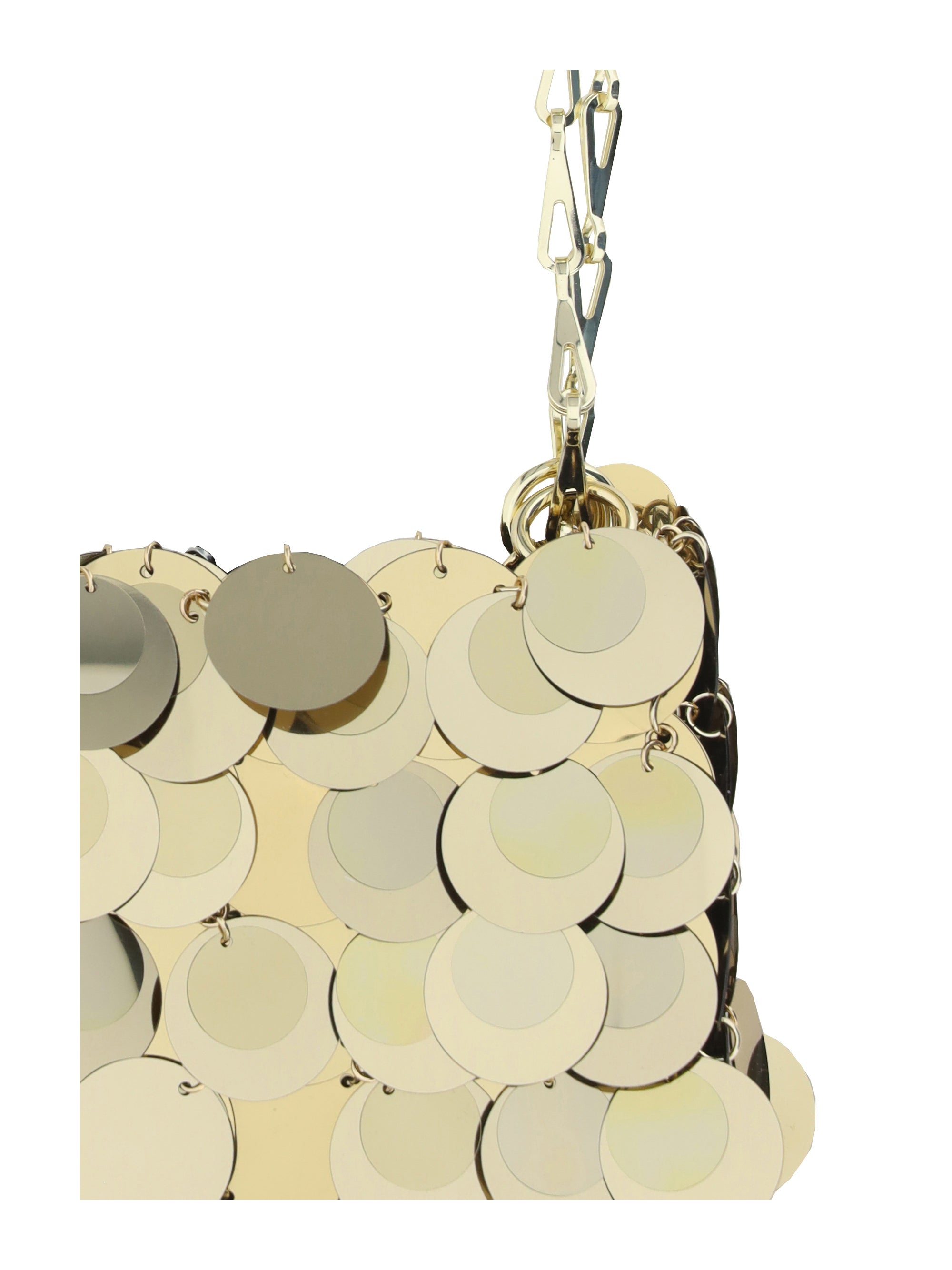 RABANNE OS sparkle nano shoulder bag