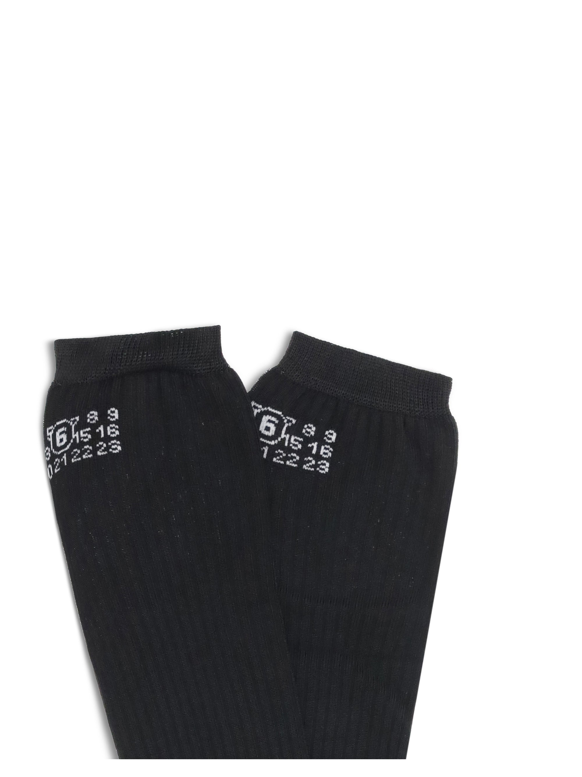 MM6 S stretch viscose blend socks