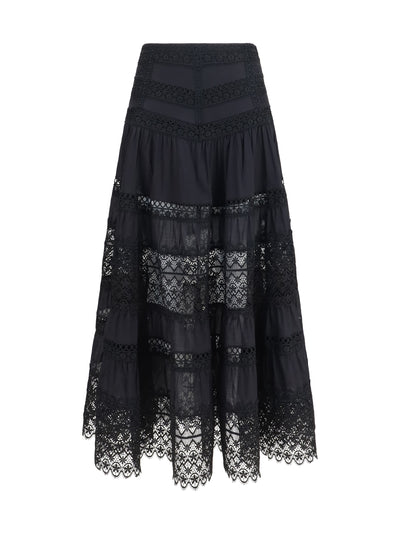 serza long skirt in cotton voile