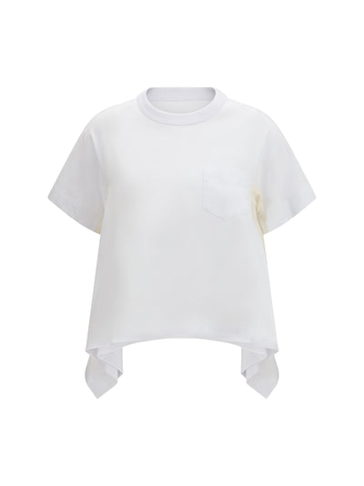 pocket and draped t-shirt