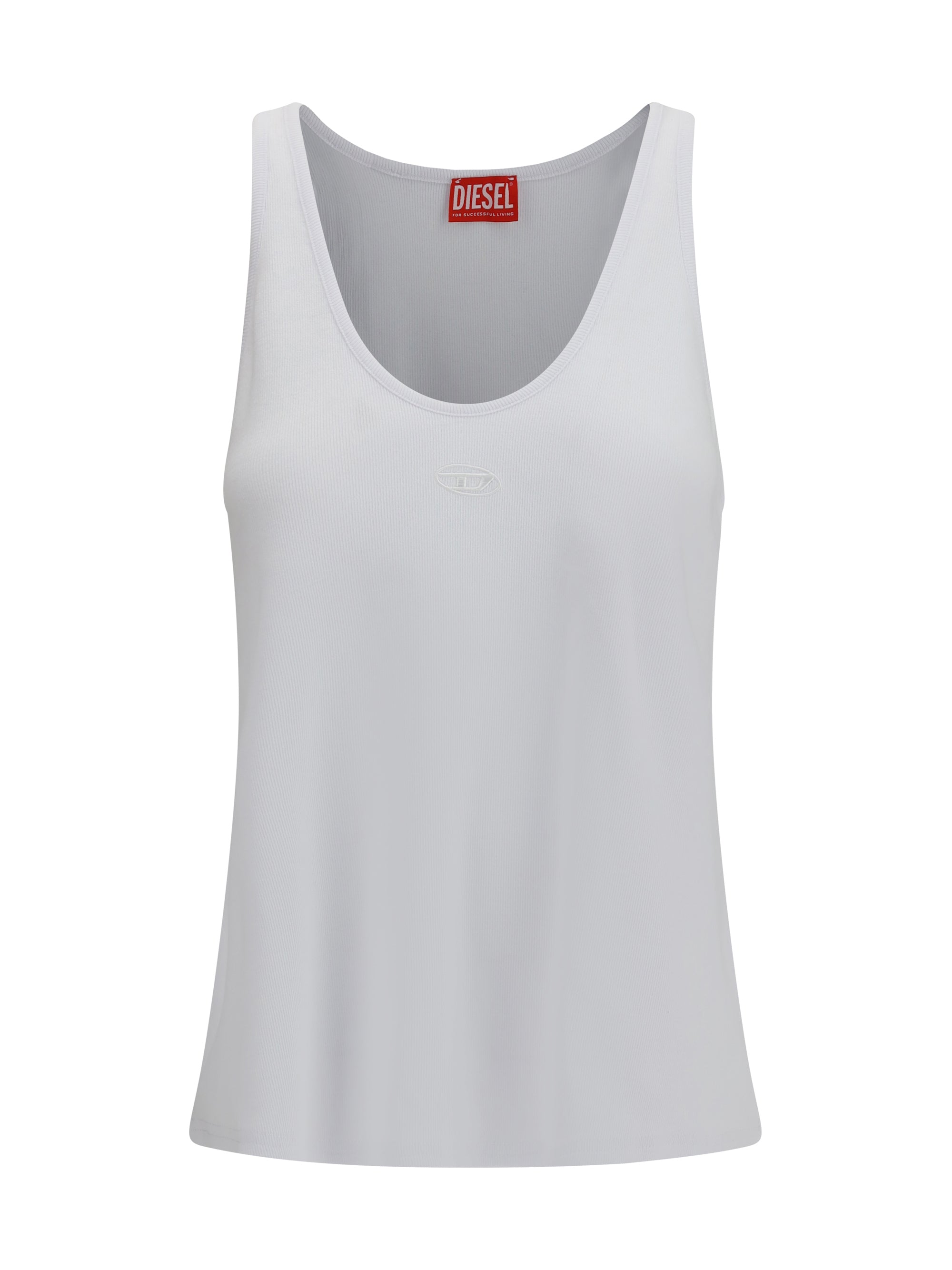 DIESEL M oval d ribbed tank top